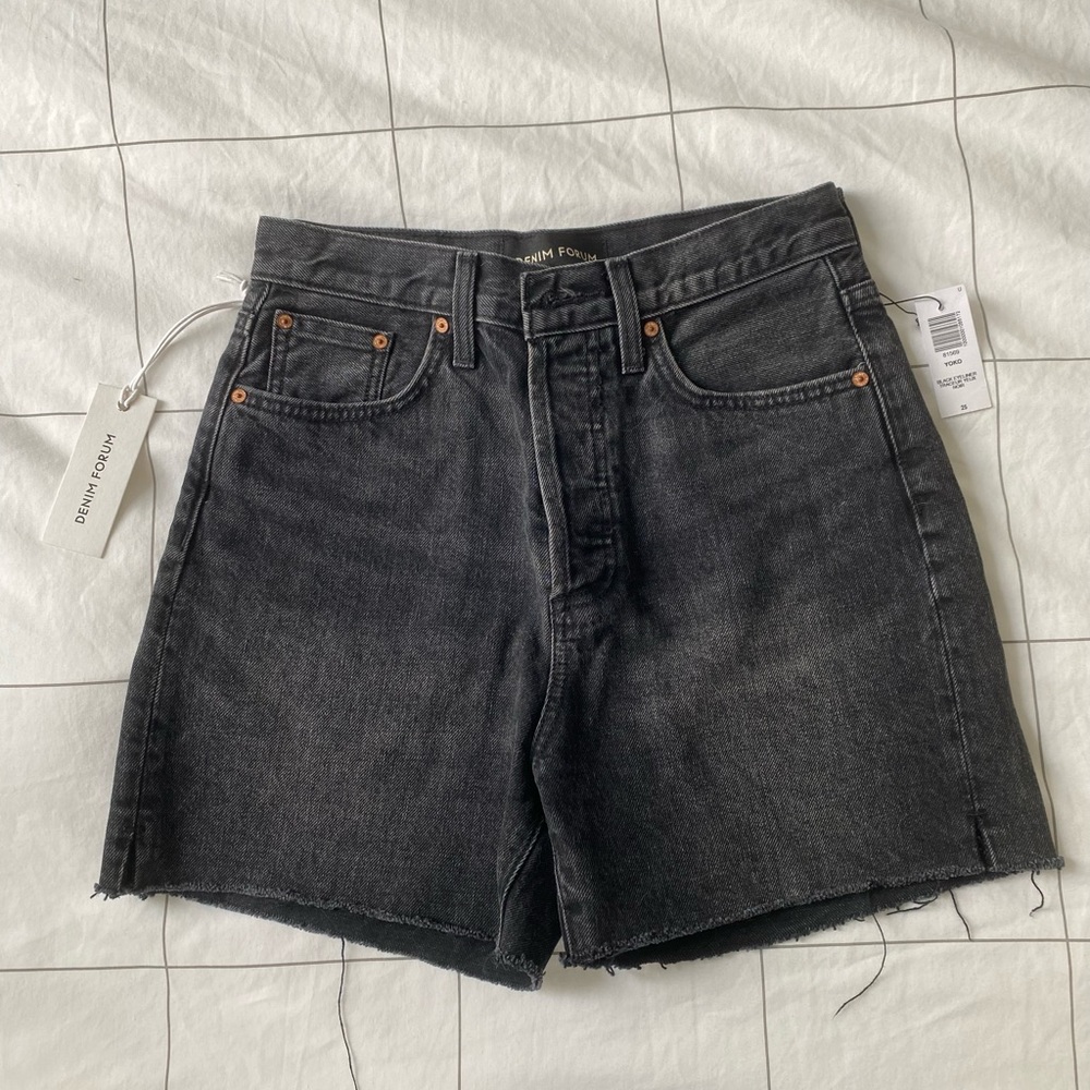 Aritzia Denim Forum The Yoko Mid Thigh Short
